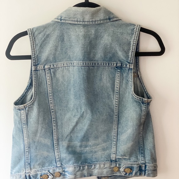 Madewell Jean / Denim Vest XS - Picture 2 of 2